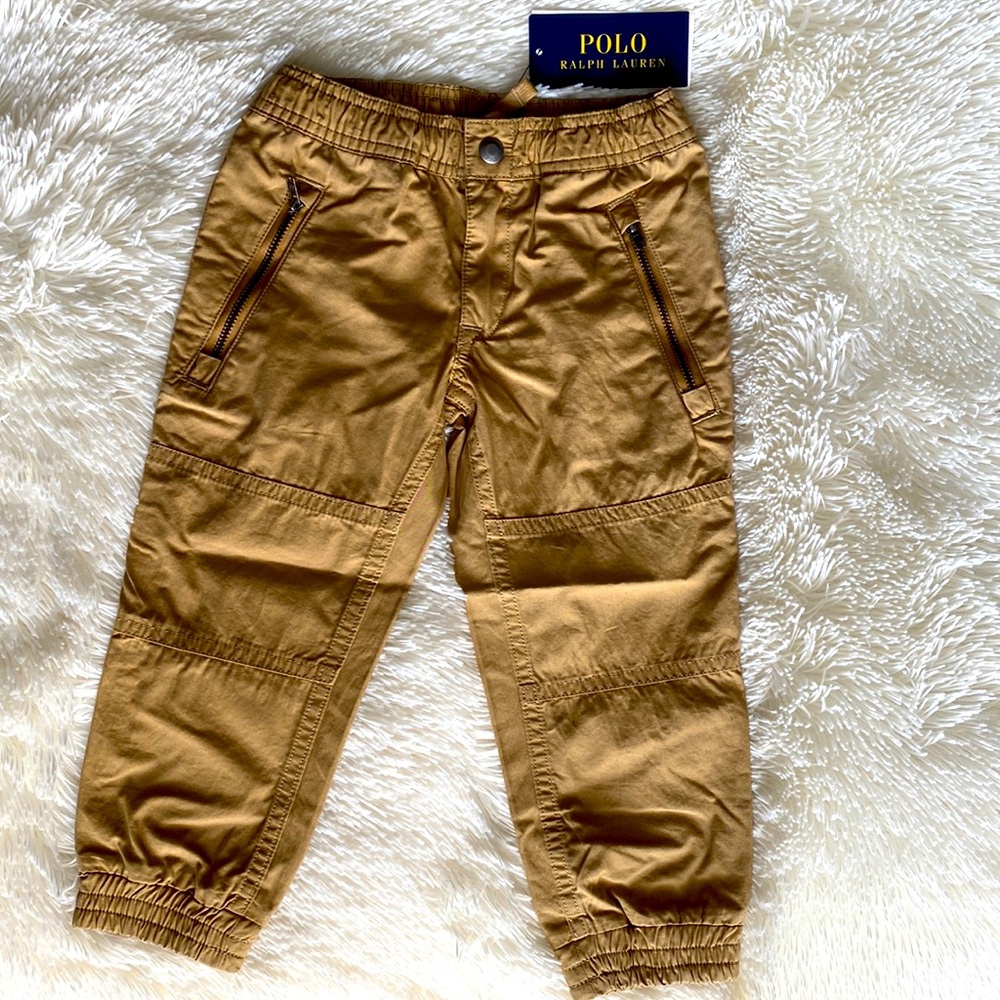 Polo Ralph Lauren pants 2T jogger beige caramel